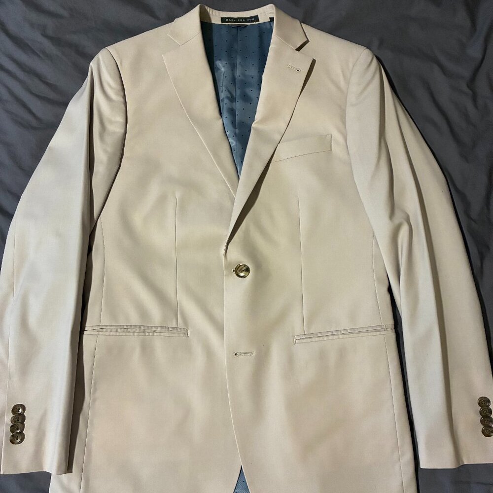 Tan Suit (36R Jacket & 30x30 Pants)